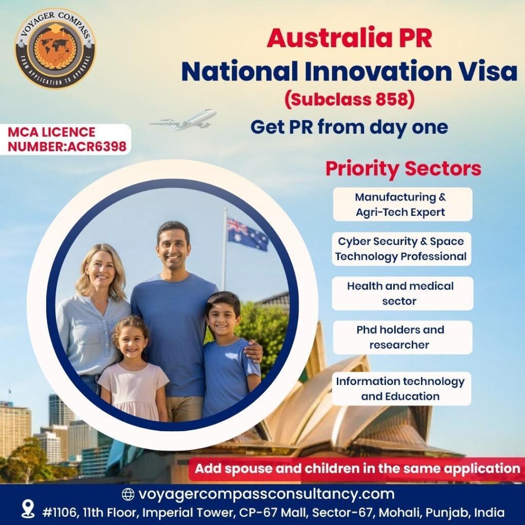 National Innovation Visa 858 Australia 2026